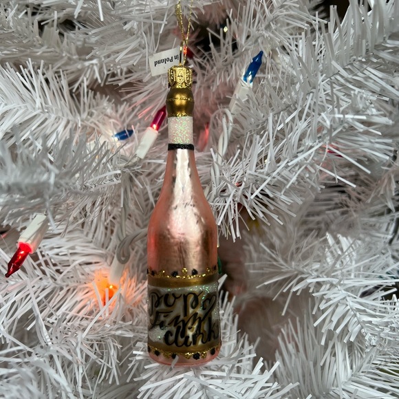 ❤️ Poland Pop Fizz Champagne Bottle Ornament 98.00 BUY ONE ORNAMENT GET ONE FREE - Picture 1 of 8